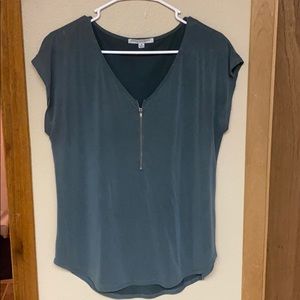 Green Envelope Zipper Shirt